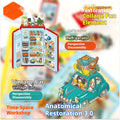 Anatomical Reconstruction 3D Puzzle Stickers