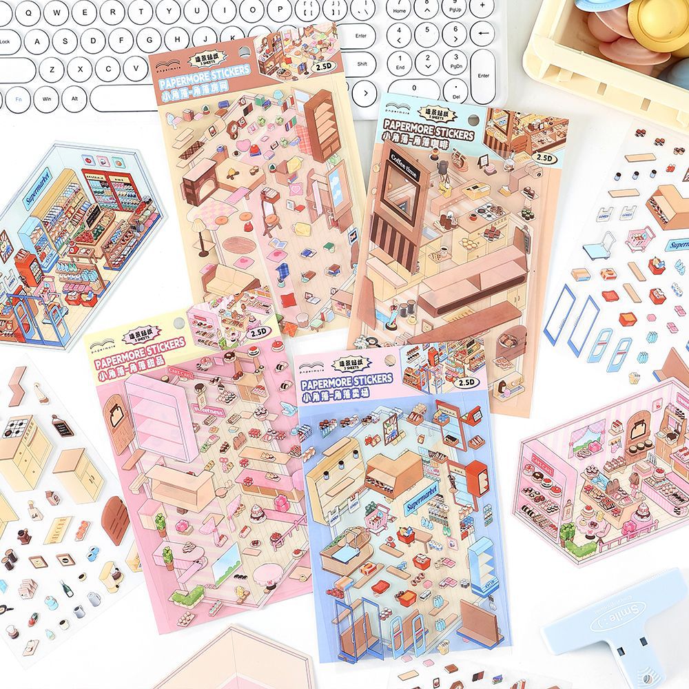 DIY Decorative Stickers Craft Materials for Students