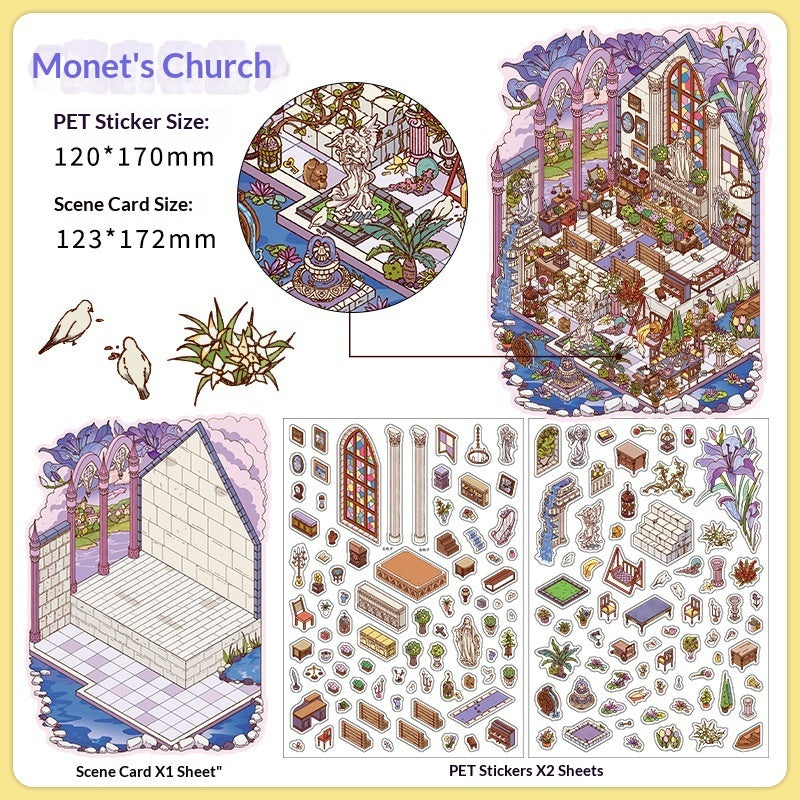 DIY Decorative Stickers Craft Materials for Students