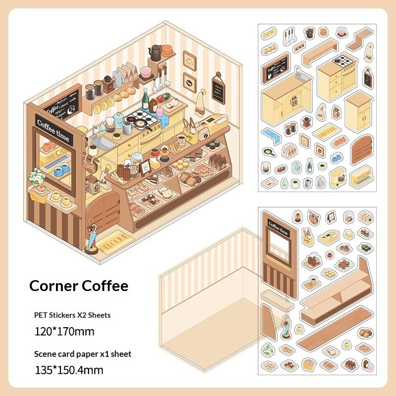 DIY Decorative Stickers Craft Materials for Students