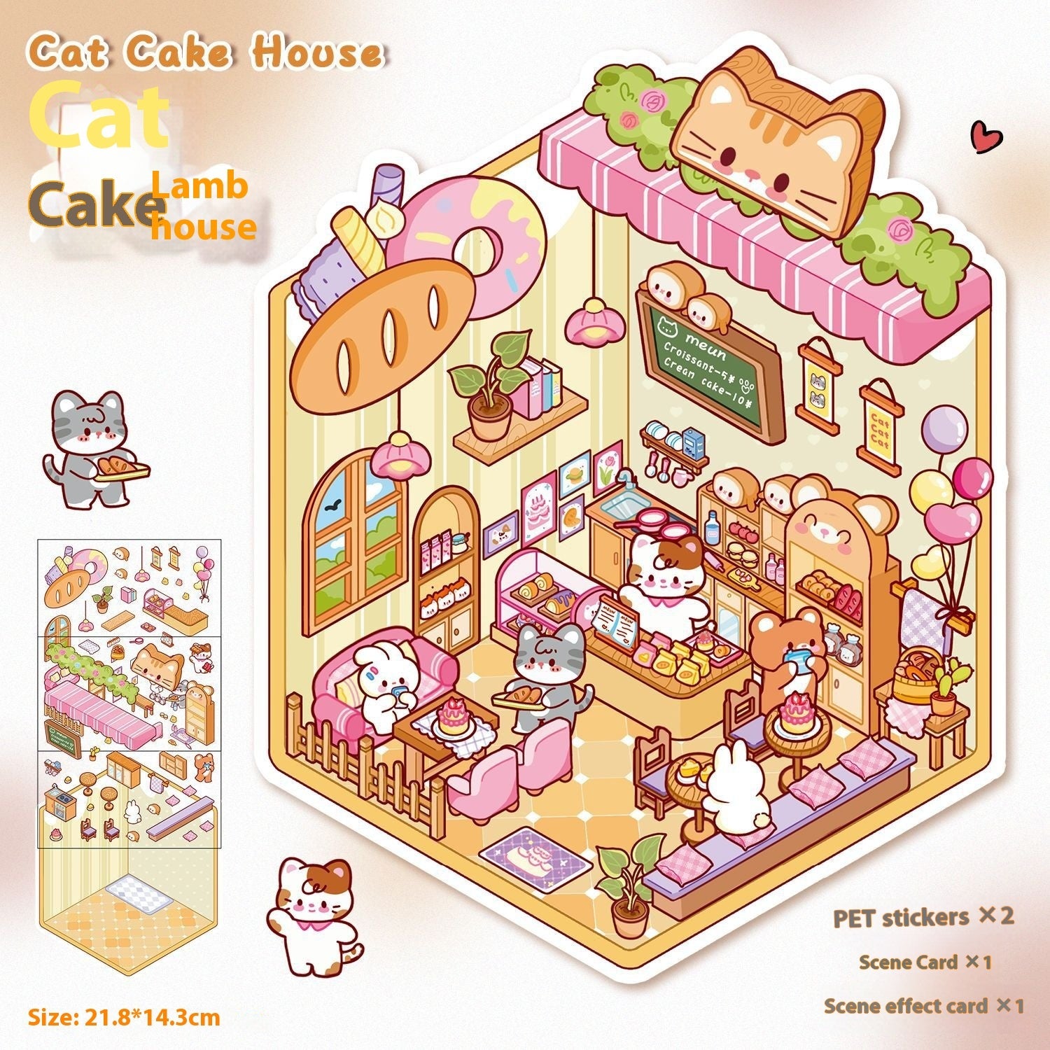 DIY Notebook Decompression Mini Stickers