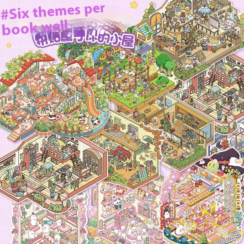 DIY Notebook Decompression Mini Stickers