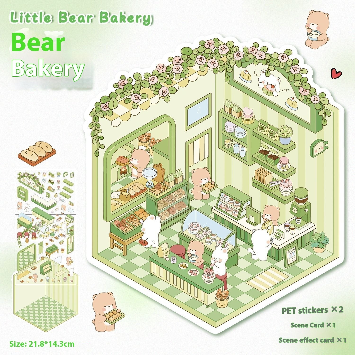 DIY Notebook Decompression Mini Stickers