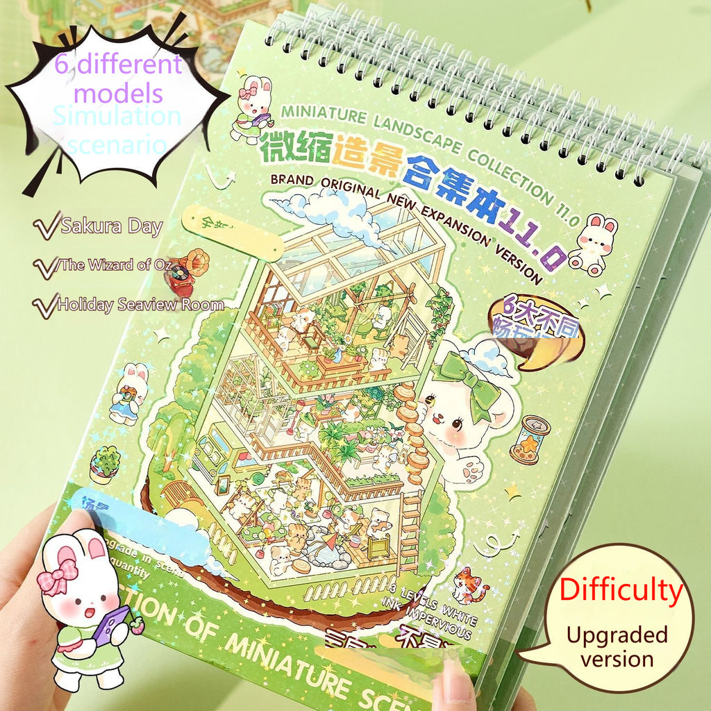 Fairy Tale Scene Collection Stickers Book– Large Format for 3D Collage & Crafts