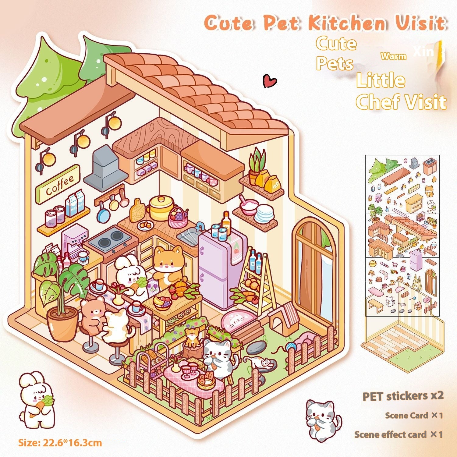 DIY Notebook Decompression Mini Stickers