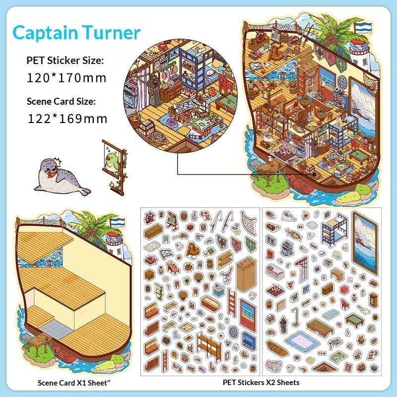 DIY Decorative Stickers Craft Materials for Students