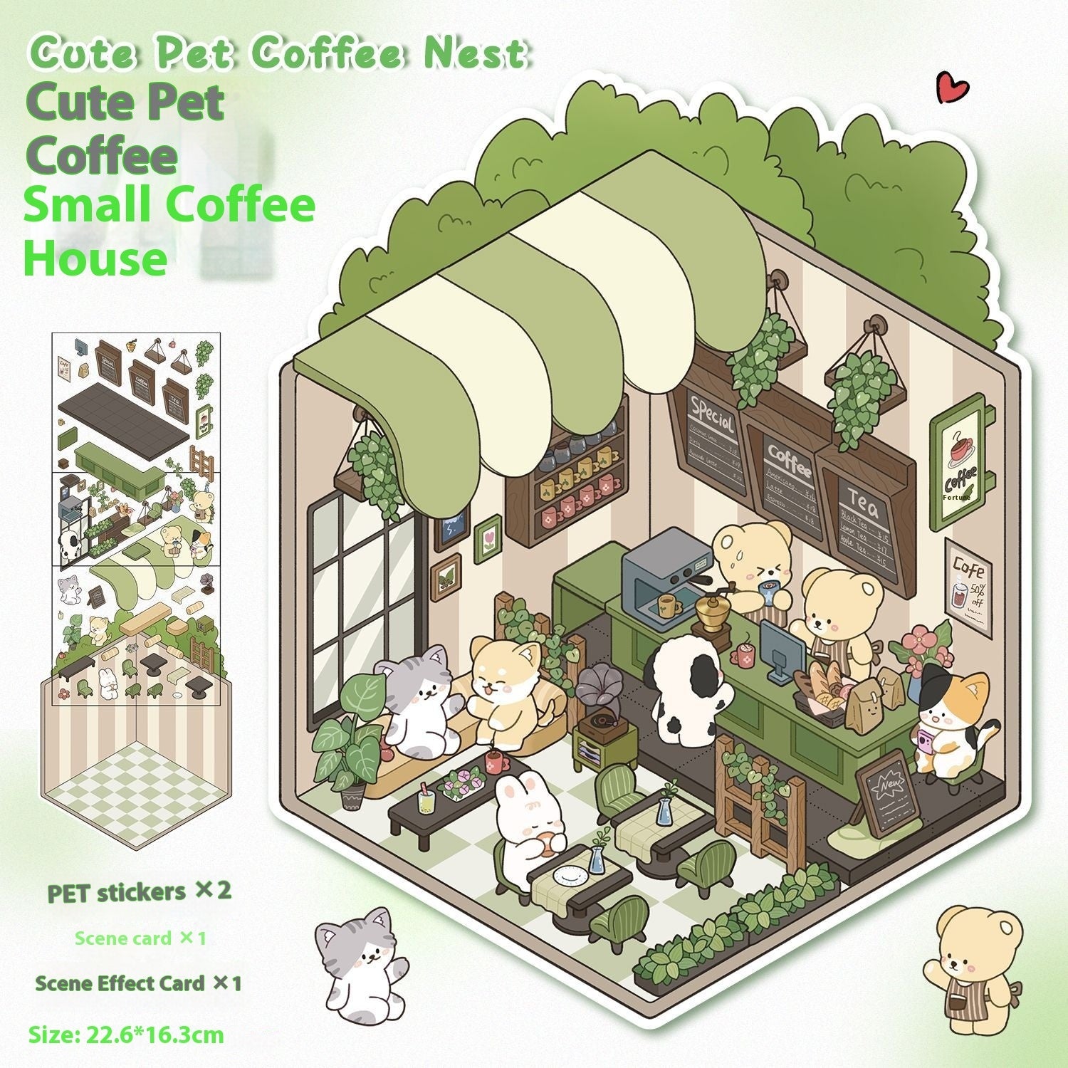 DIY Notebook Decompression Mini Stickers