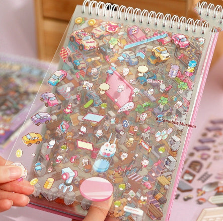 Telado Miniature Scene Sticker Book | Cute DIY Sticker Collection