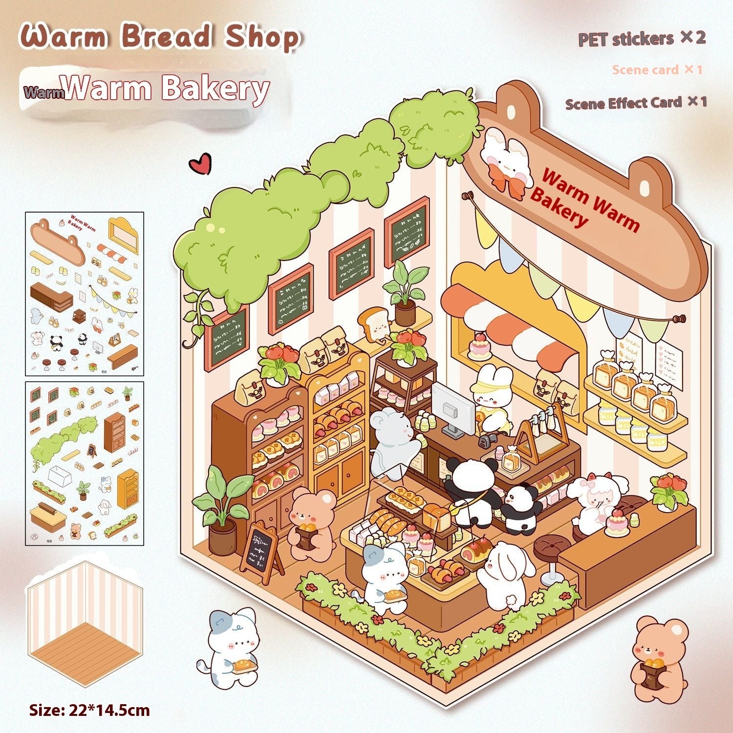 DIY Notebook Decompression Mini Stickers