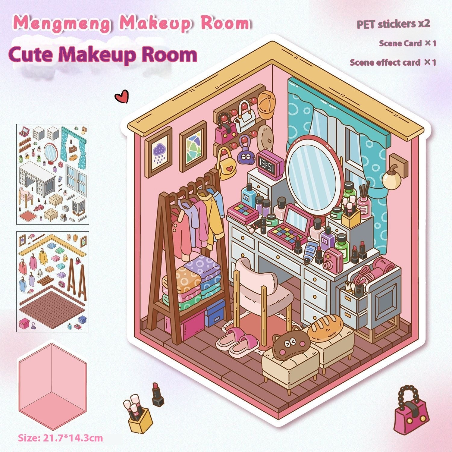 DIY Notebook Decompression Mini Stickers